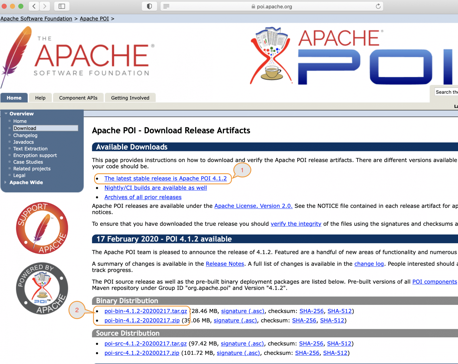 Apache poi создание word